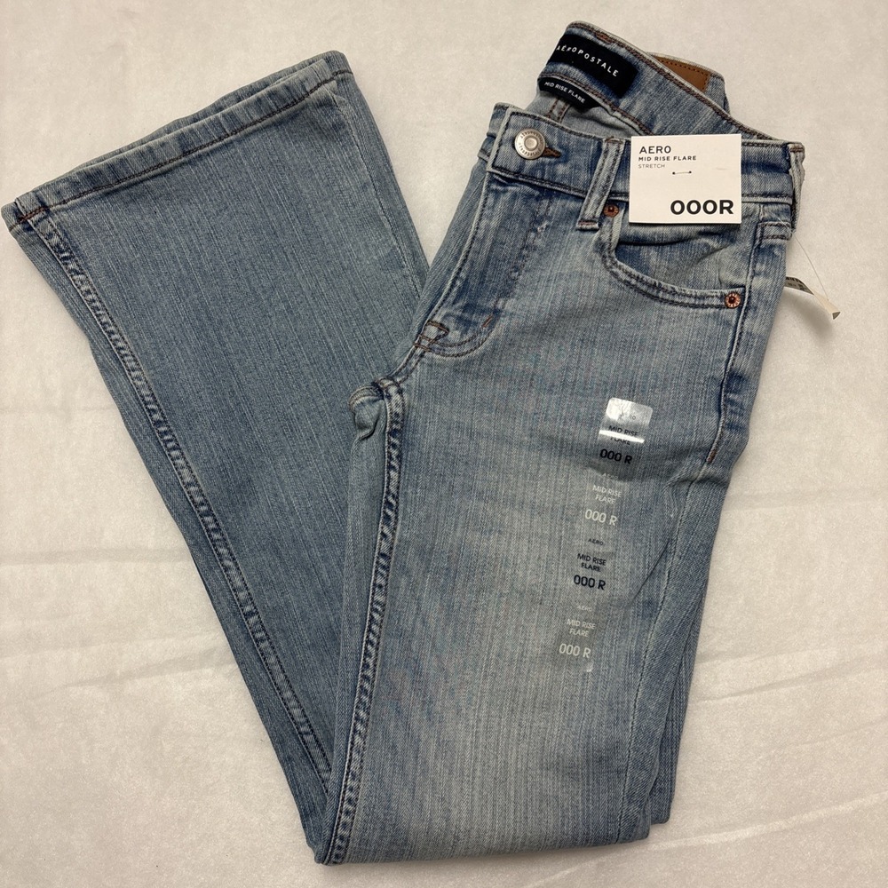 aeropostale low rise flare jeans 000
